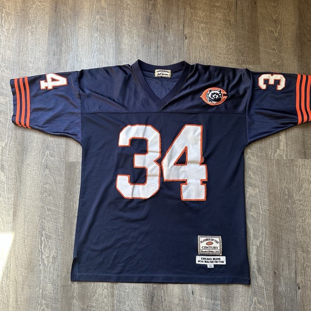 Walter Payton Chicago Bears Players Of The Century Stitched Jersey L 50 Hamilton